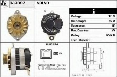 EDR 933997 - Генератор autosila-amz.com