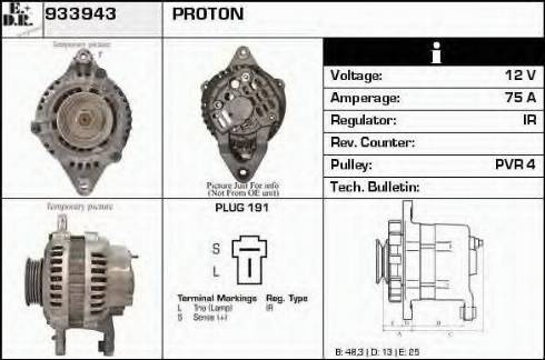 EDR 933943 - Генератор autosila-amz.com