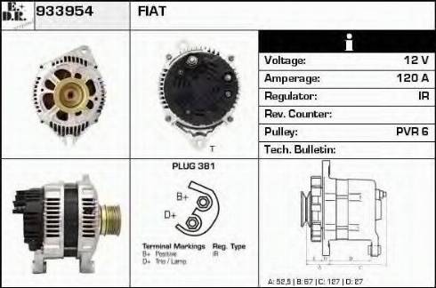 EDR 933954 - Генератор autosila-amz.com