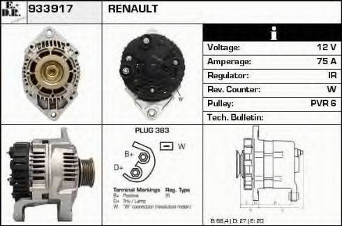 EDR 933917 - Генератор autosila-amz.com