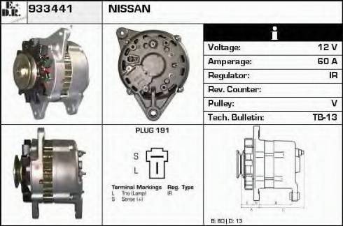 EDR 933441 - Генератор autosila-amz.com