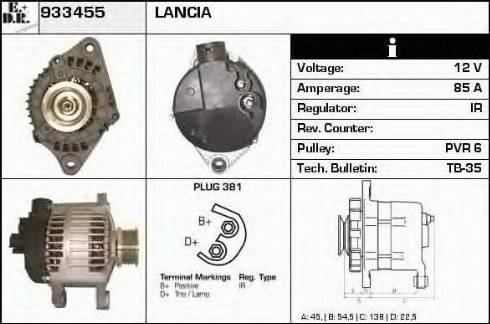 EDR 933455 - Генератор autosila-amz.com