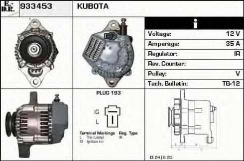 EDR 933453 - Генератор autosila-amz.com