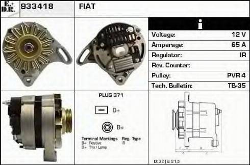 EDR 933418 - Генератор autosila-amz.com