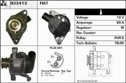 EDR 933413 - Генератор autosila-amz.com