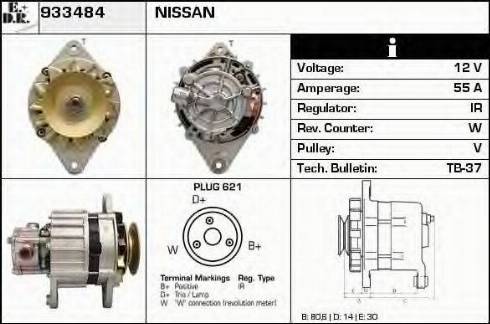 EDR 933484 - Генератор autosila-amz.com