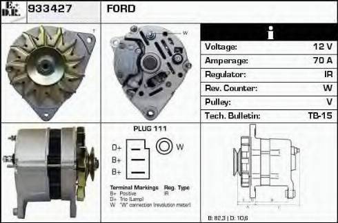 EDR 933427 - Генератор autosila-amz.com