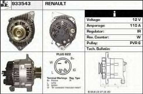 EDR 933543 - Генератор autosila-amz.com