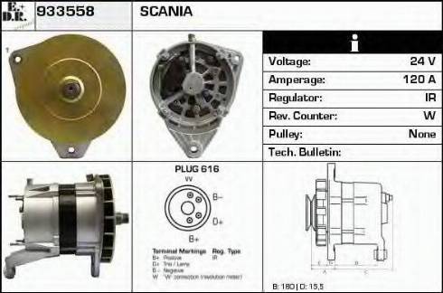 EDR 933558 - Генератор autosila-amz.com