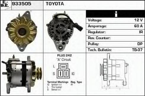 EDR 933505 - Генератор autosila-amz.com