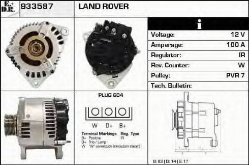 EDR 933587 - Генератор autosila-amz.com