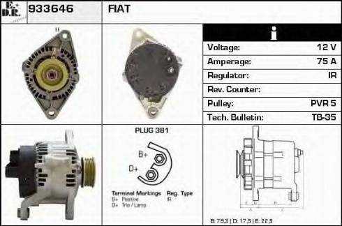 EDR 933646 - Генератор autosila-amz.com