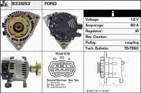 EDR 933653 - Генератор autosila-amz.com