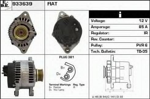 EDR 933639 - Генератор autosila-amz.com