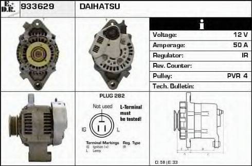 EDR 933629 - Генератор autosila-amz.com