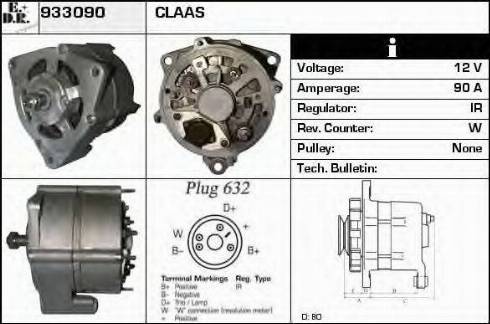 EDR 933090 - Генератор autosila-amz.com