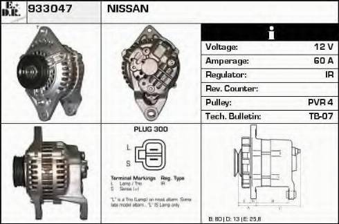 EDR 933047 - Генератор autosila-amz.com