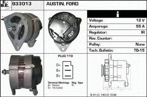 EDR 933013 - Генератор autosila-amz.com