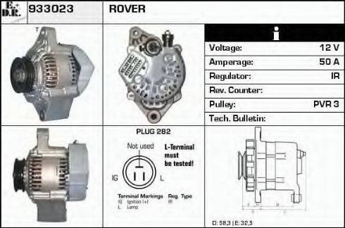 EDR 933023 - Генератор autosila-amz.com