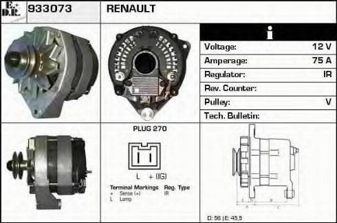 EDR 933073 - Генератор autosila-amz.com