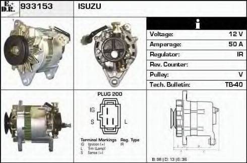 EDR 933153 - Генератор autosila-amz.com