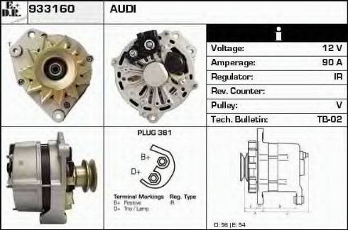 EDR 933160 - Генератор autosila-amz.com