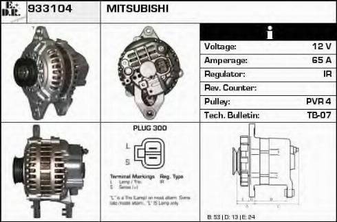 EDR 933104 - Генератор autosila-amz.com