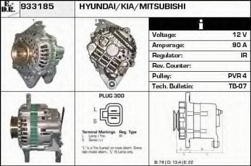 EDR 933185 - Генератор autosila-amz.com