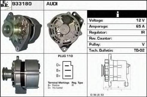 EDR 933180 - Генератор autosila-amz.com