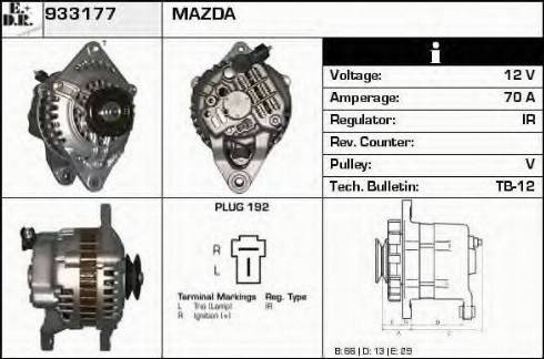 EDR 933177 - Генератор autosila-amz.com