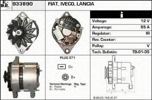 EDR 933890 - Генератор autosila-amz.com