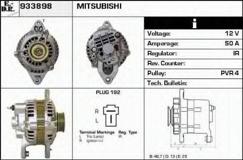 EDR 933898 - Генератор autosila-amz.com