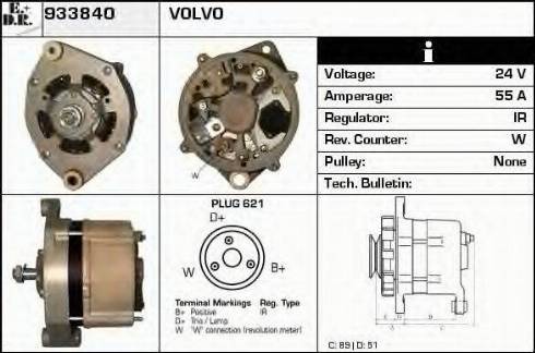 EDR 933840 - Генератор autosila-amz.com