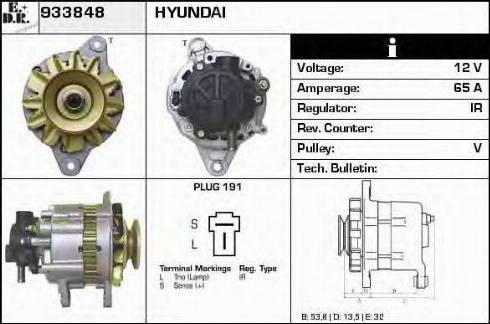 EDR 933848 - Генератор autosila-amz.com