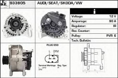 EDR 933805 - Генератор autosila-amz.com