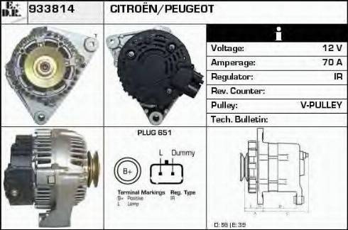 EDR 933814 - Генератор autosila-amz.com