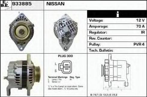 EDR 933885 - Генератор autosila-amz.com