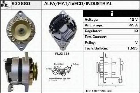 EDR 933880 - Генератор autosila-amz.com