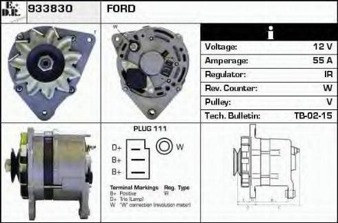 EDR 933830 - Генератор autosila-amz.com