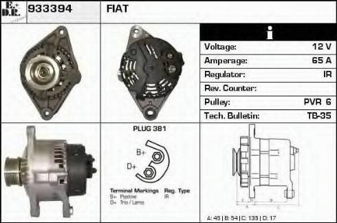 EDR 933394 - Генератор autosila-amz.com