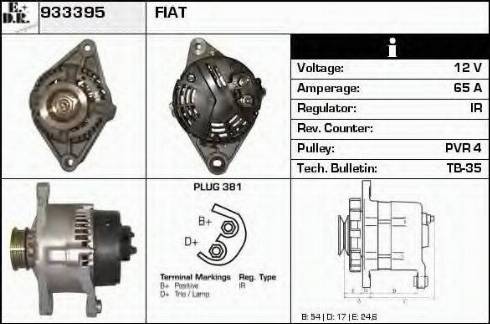 EDR 933395 - Генератор autosila-amz.com