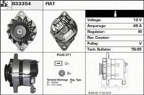 EDR 933354 - Генератор autosila-amz.com