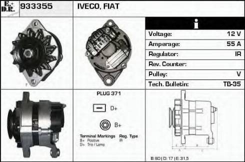 EDR 933355 - Генератор autosila-amz.com