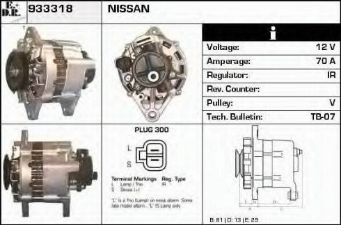 EDR 933318 - Генератор autosila-amz.com