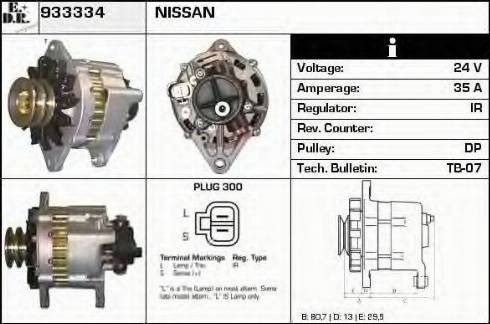 EDR 933334 - Генератор autosila-amz.com