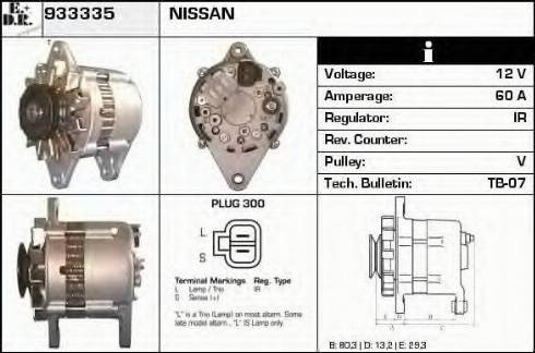 EDR 933335 - Генератор autosila-amz.com