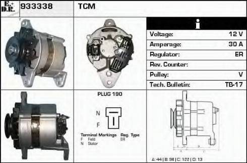 EDR 933338 - Генератор autosila-amz.com