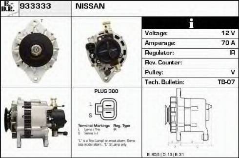 EDR 933333 - Генератор autosila-amz.com