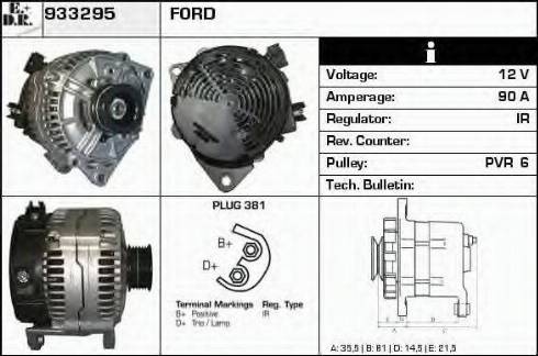 EDR 933295 - Генератор autosila-amz.com