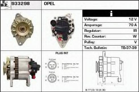 EDR 933298 - Генератор autosila-amz.com